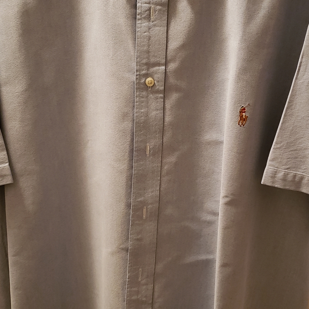 Mens Polo by Ralph Lauren blue S/S oxford shirt